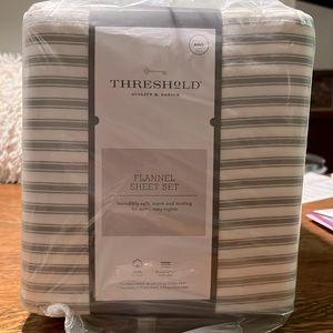 Target Threshold King Flannel Sheet Set